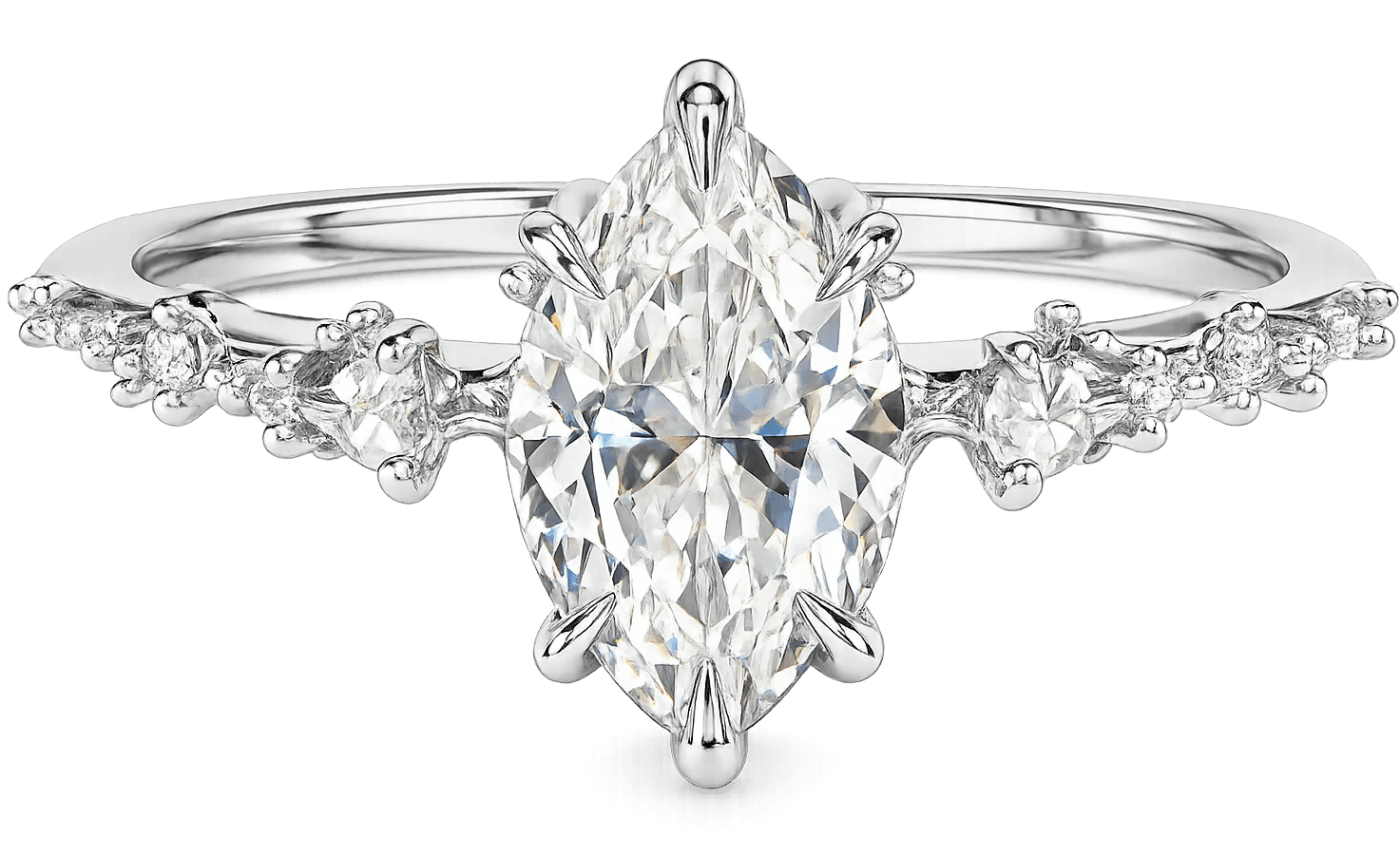 Marquise TTN White Gold