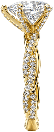Oval Twisted Vine profile view